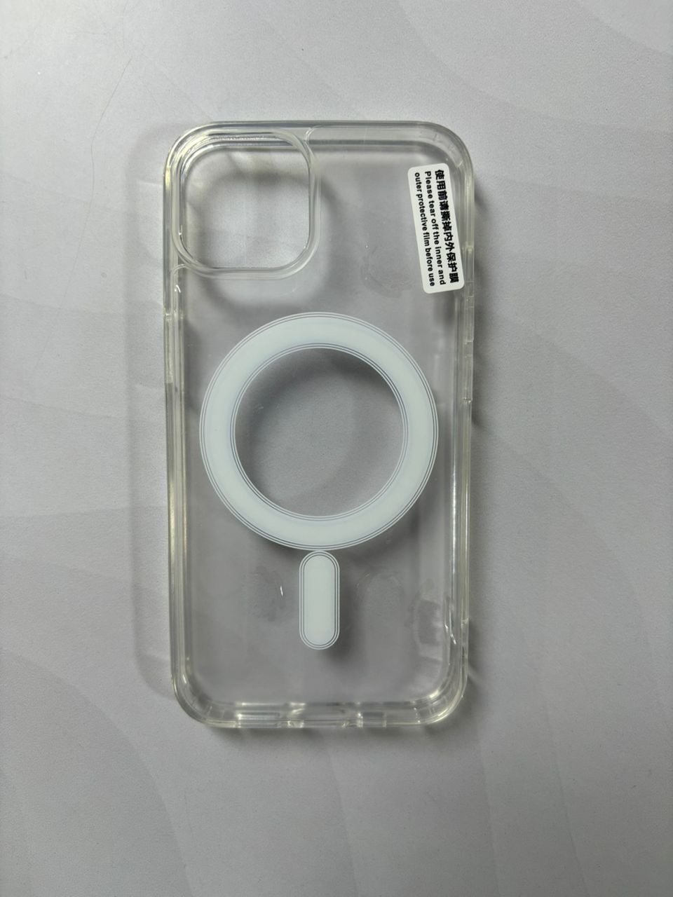 Case transparente con MagSafe iPhone 13/ iPhone 14 - TuCase.sc