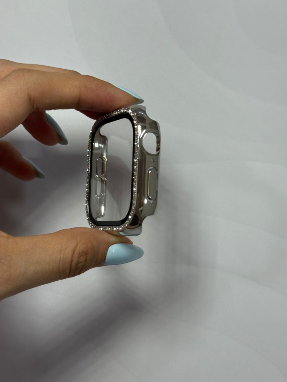 Protector para Apple Watch 46mm plateado - Tucase.sc Store