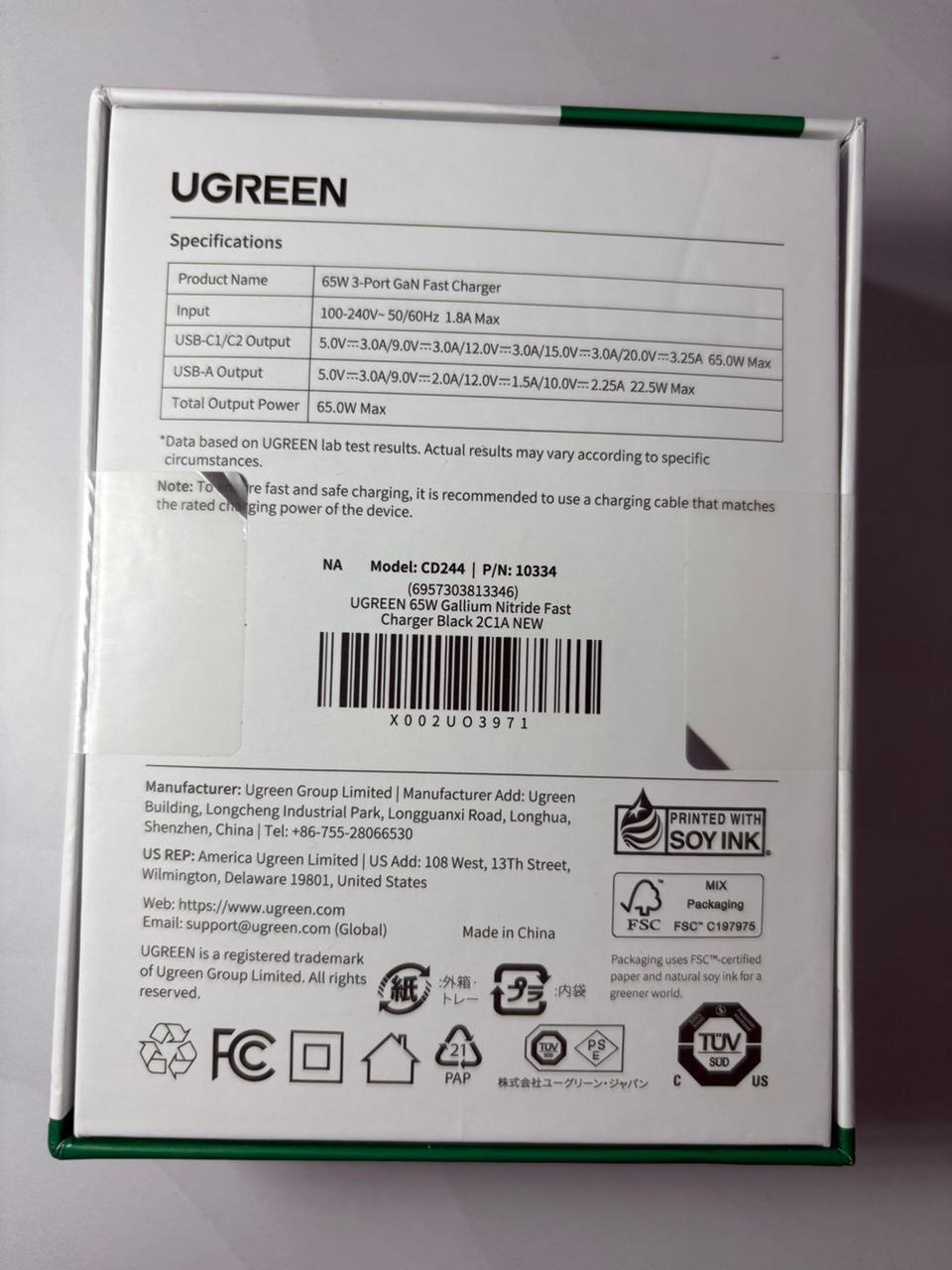 Cubo 65w Marca Ugreen - Tucase.sc Store