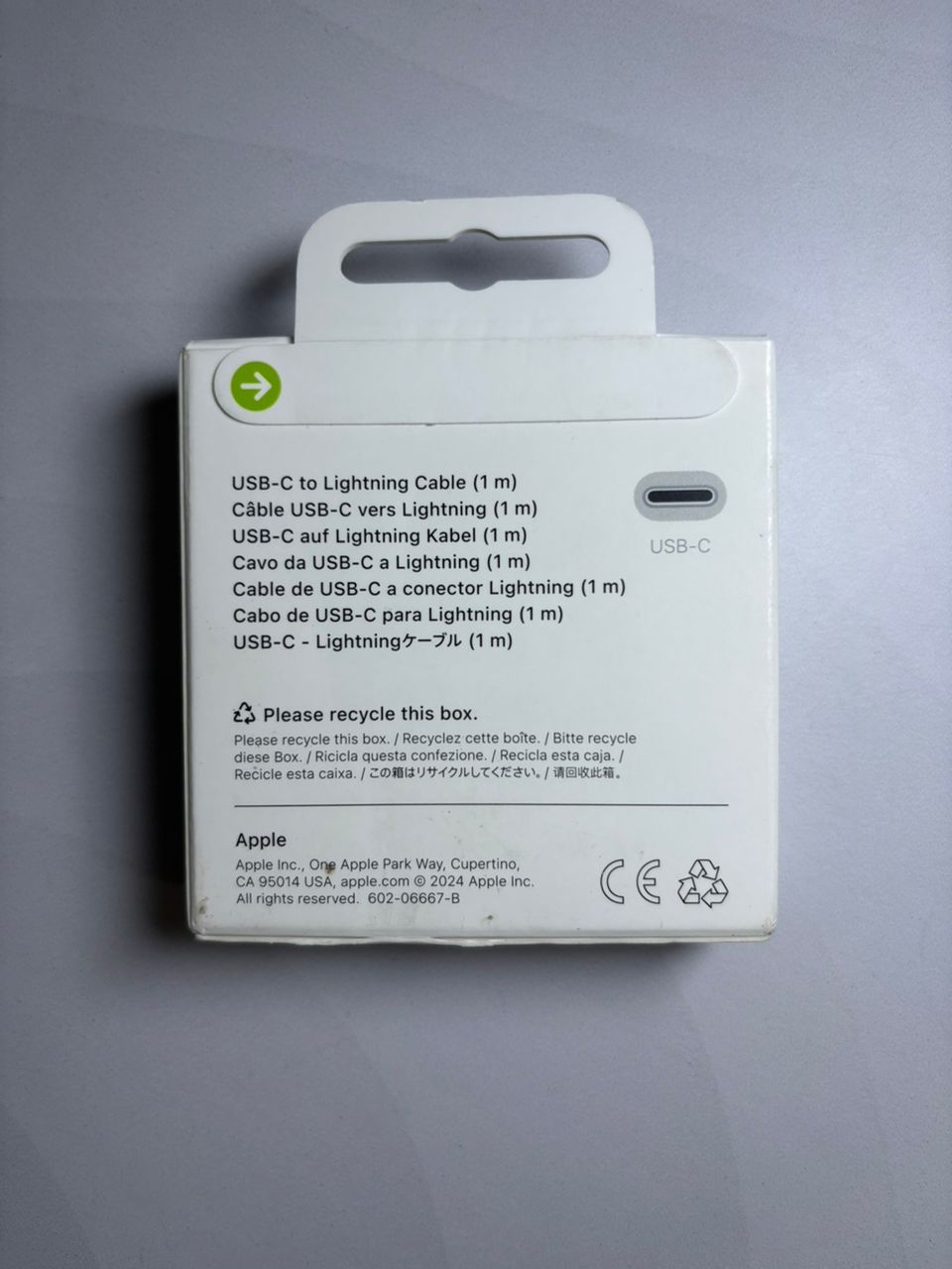 Cable Apple Original Lightning (1m) - Tucase.sc Store