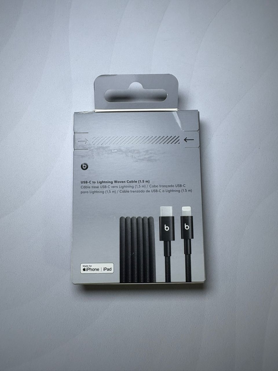 Cable Lightning Marca Beats (negro) - Tucase.sc Store
