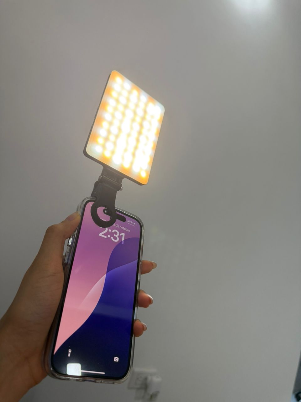 Mini panel led (negro)