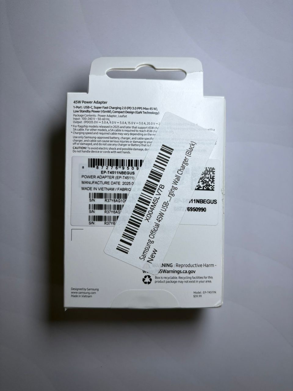 Cubo 45w Samsung  - Tucase.sc Store