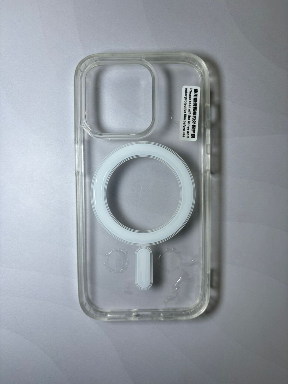 Case transparente con MagSafe iPhone 14 Pro - TuCase.sc