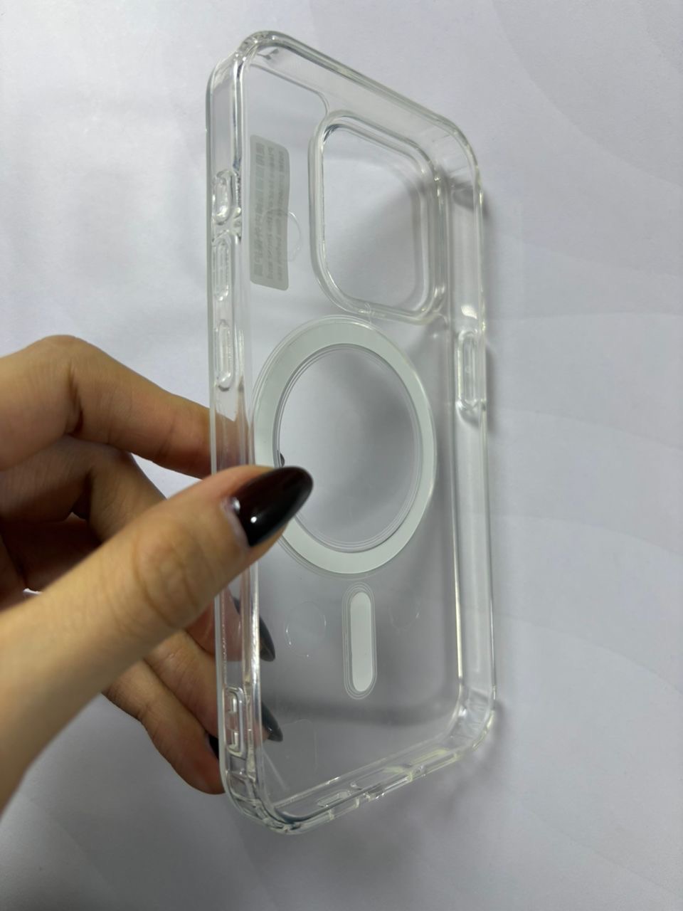 Case transparente con MagSafe iPhone 15 Pro - TuCase.sc