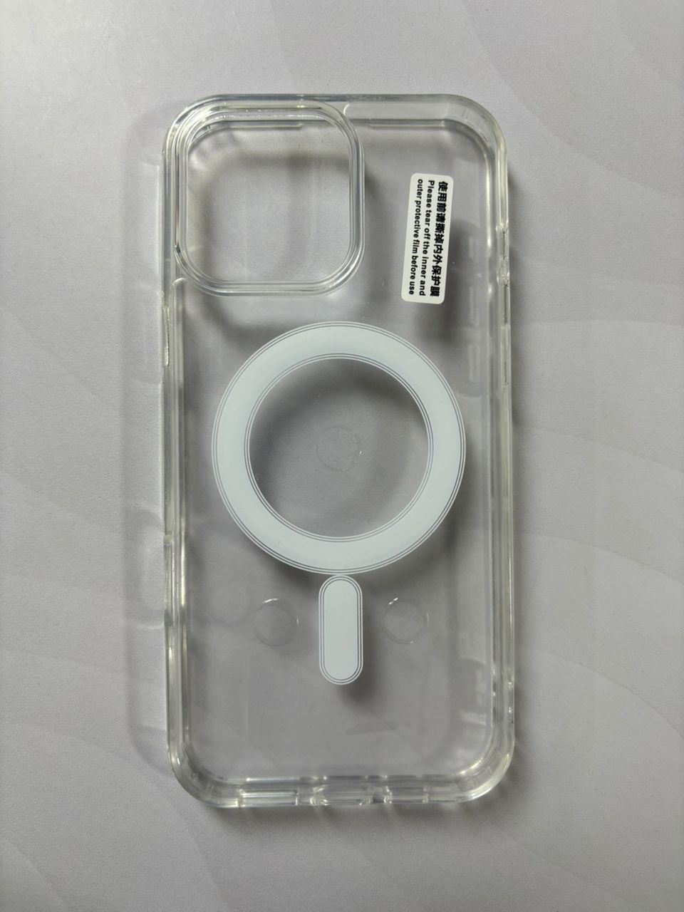 Case transparente con MagSafe iPhone 16 Pro Max - TuCase.sc