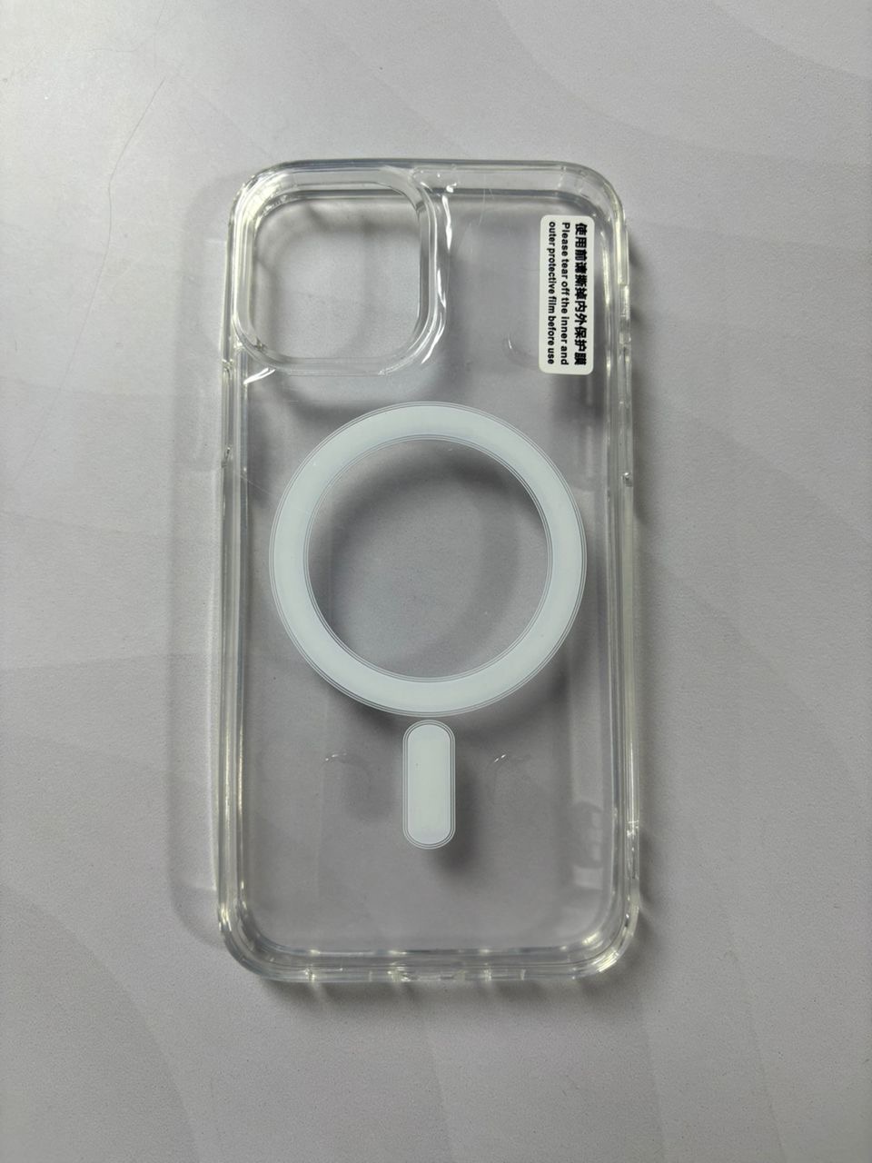 Case transparente con MagSafe iPhone 12/12 Pro - TuCase.sc