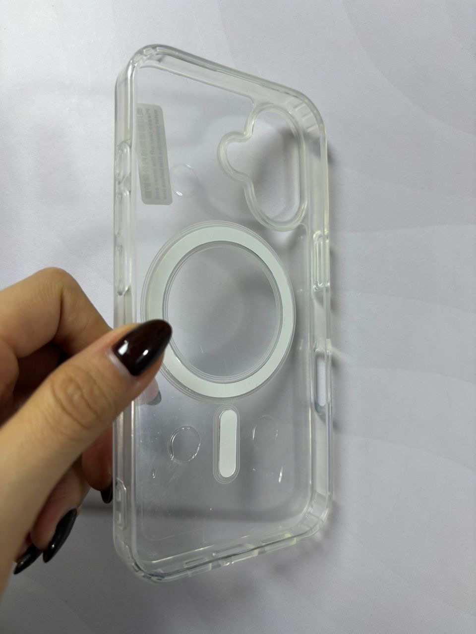 Case transparente con MagSafe iPhone 16 - TuCase.sc