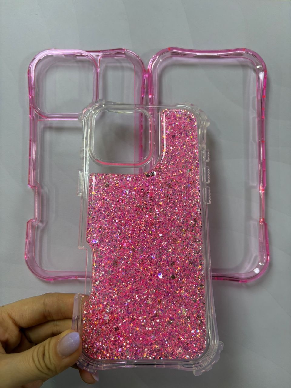 Case 360 escarchado iPhone 16 Pro Max - TuCase.sc