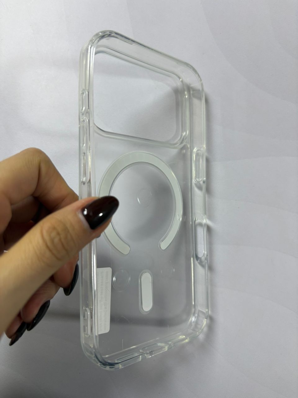 Case transparente con MagSafe iPhone 17 Pro - TuCase.sc