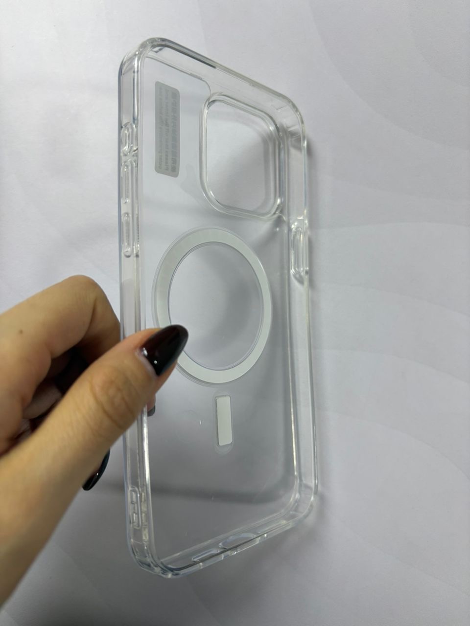 Case transparente con MagSafe iPhone 15 Pro Max - TuCase.sc