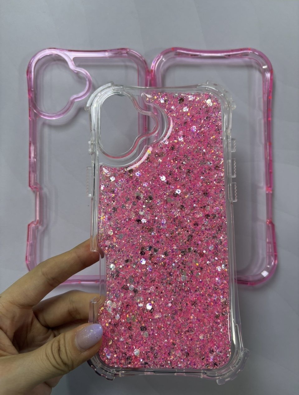 Case 360 escarchado iPhone 16 Plus - TuCase.sc