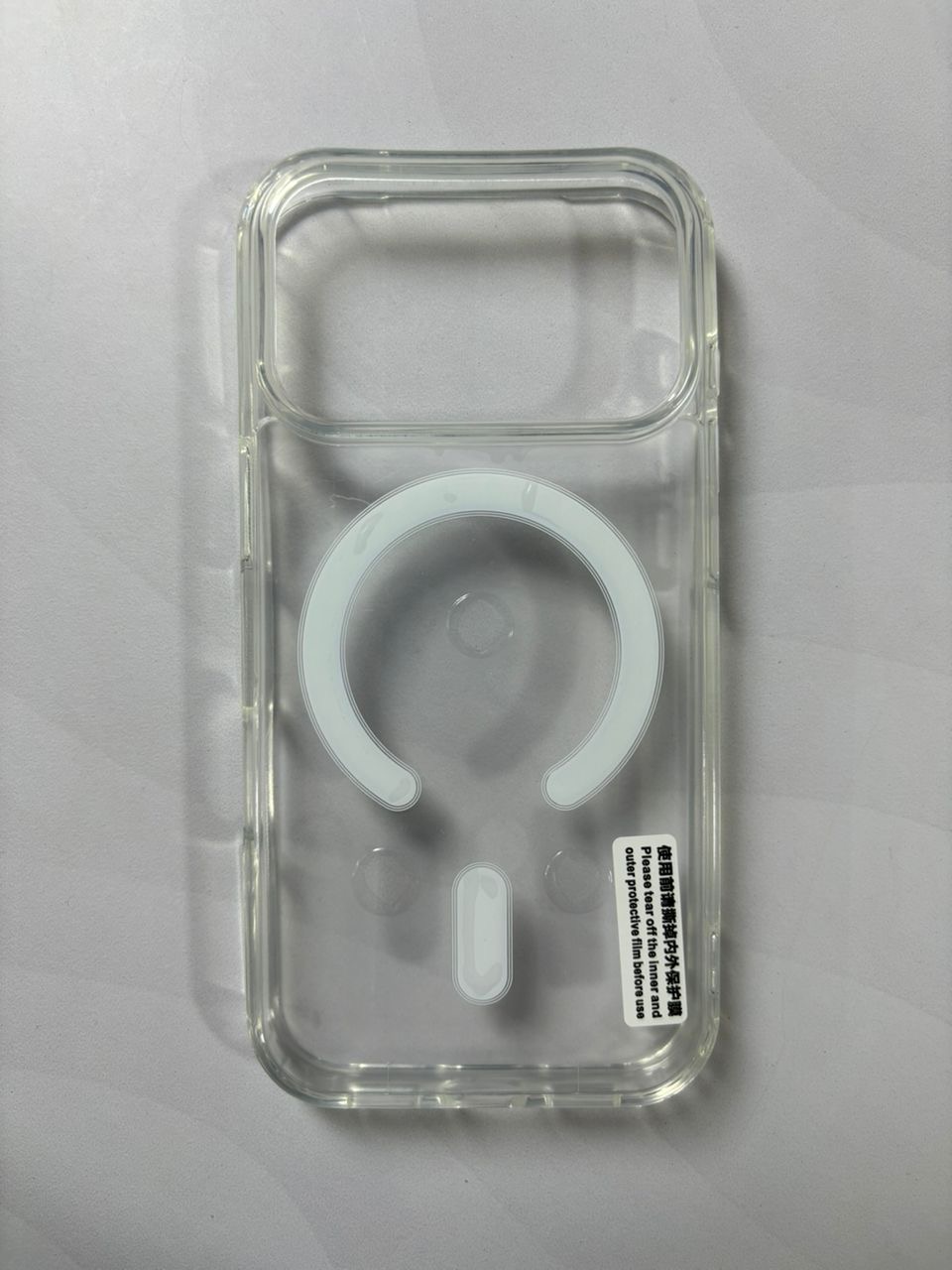 Case transparente con MagSafe iPhone 17 Pro - TuCase.sc