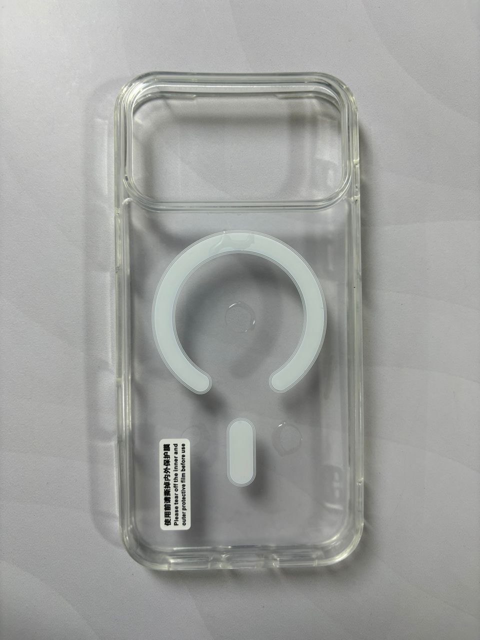 Case transparente con MagSafe iPhone 17 Pro Max - TuCase.sc