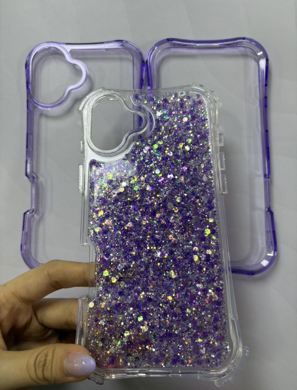 Case 360 escarchado iPhone 16 Plus - TuCase.sc