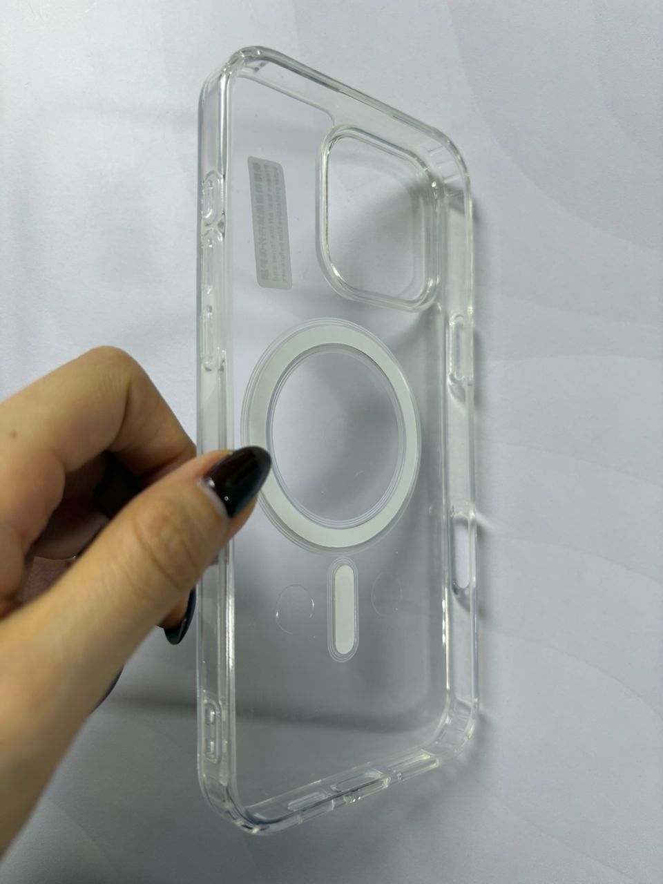 Case transparente con MagSafe iPhone 16 Pro Max - TuCase.sc