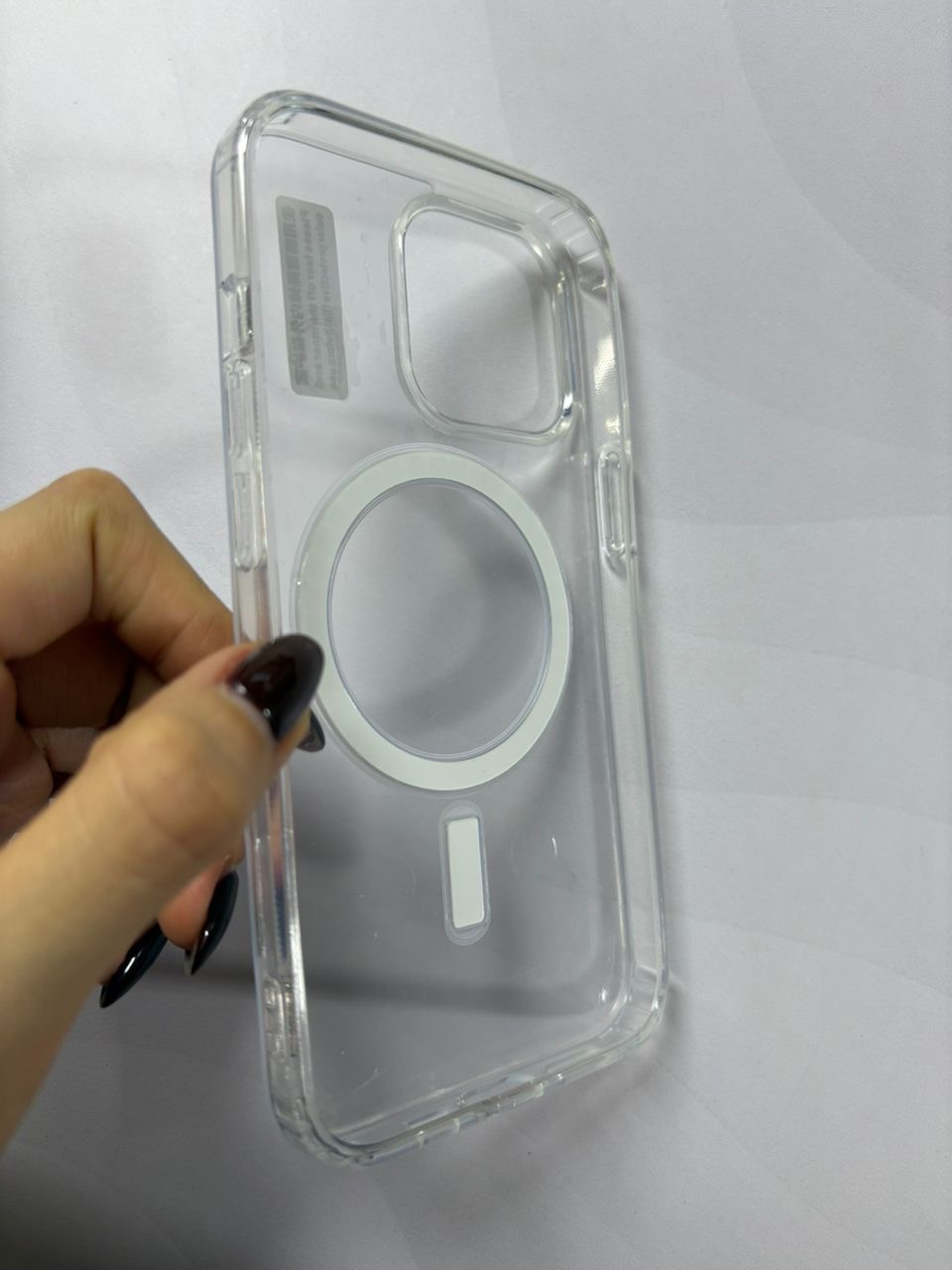 Case transparente con MagSafe iPhone 13 Pro - TuCase.sc