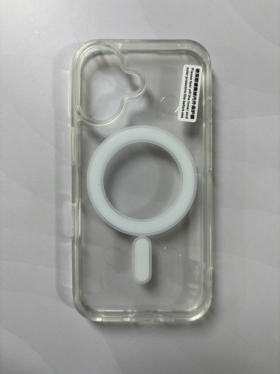 Case transparente con MagSafe iPhone 16 - TuCase.sc