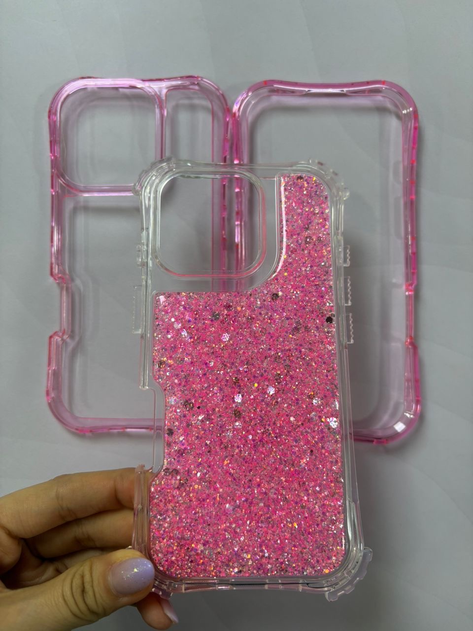 Case 360 escarchado iPhone 16 Pro - TuCase.sc