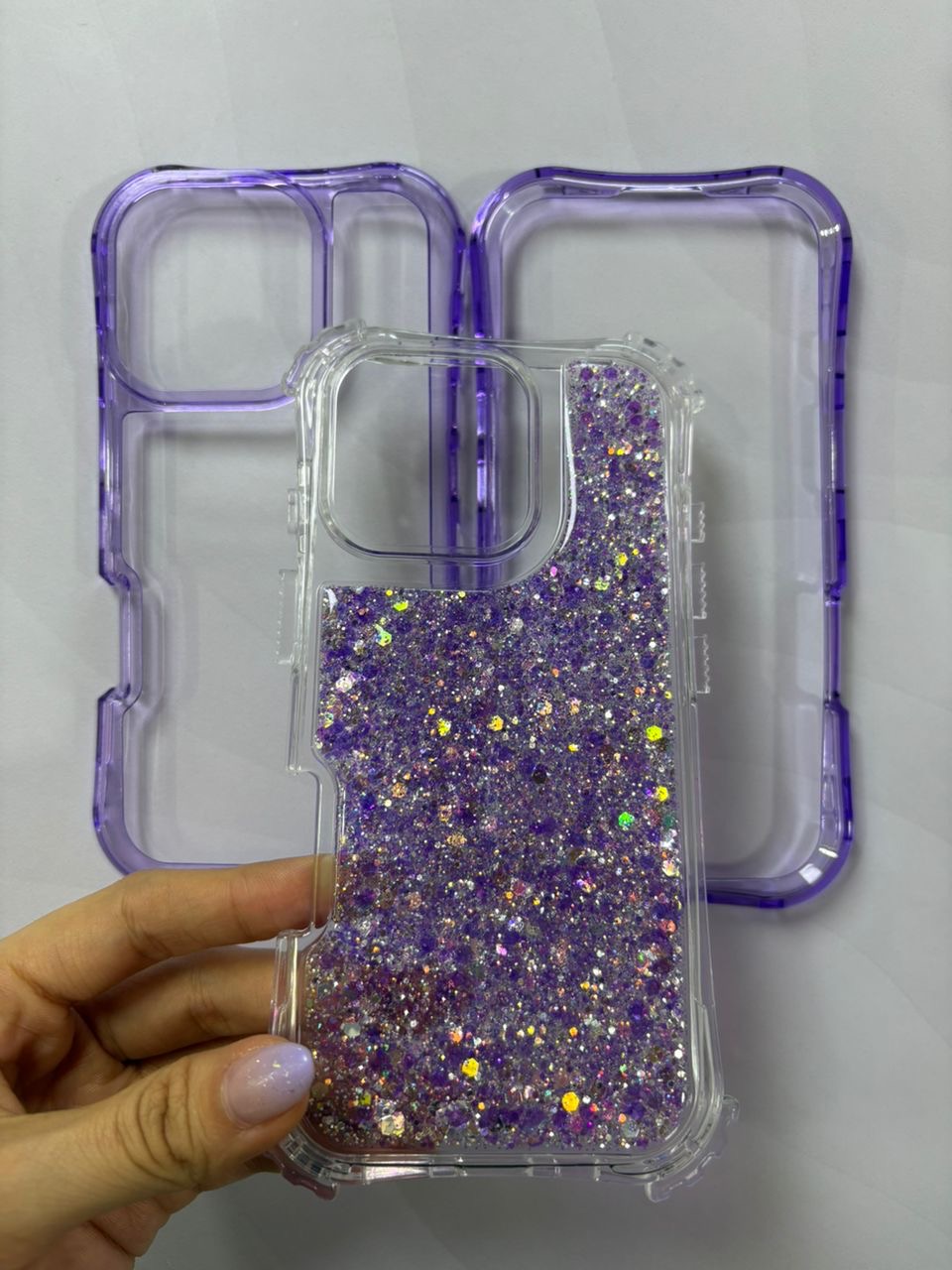 Case 360 escarchado iPhone 16 Pro - TuCase.sc
