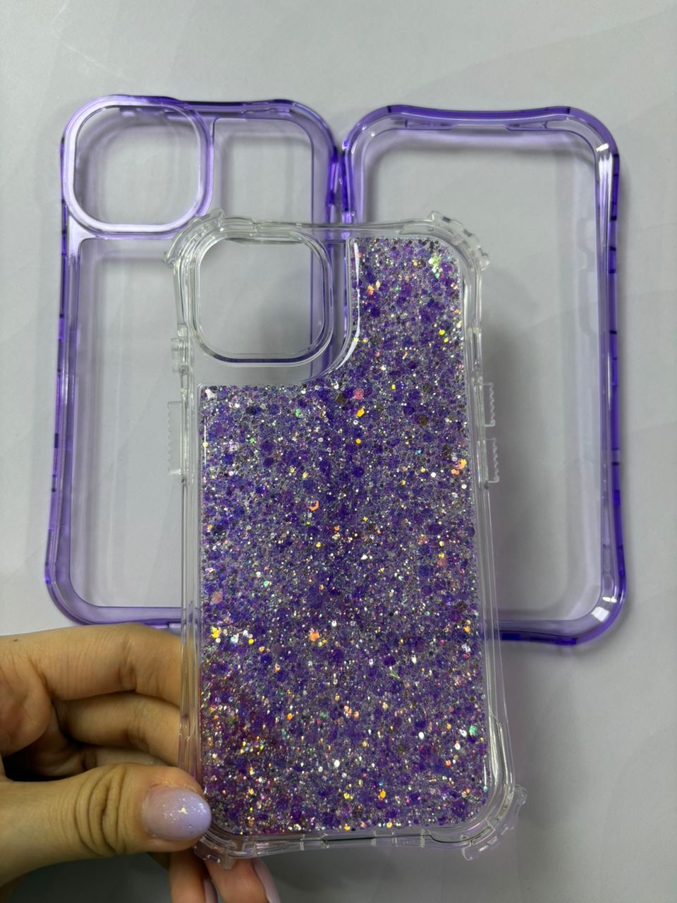 Case 360 escarchado iPhone 13 / iPhone 14 - TuCase.sc