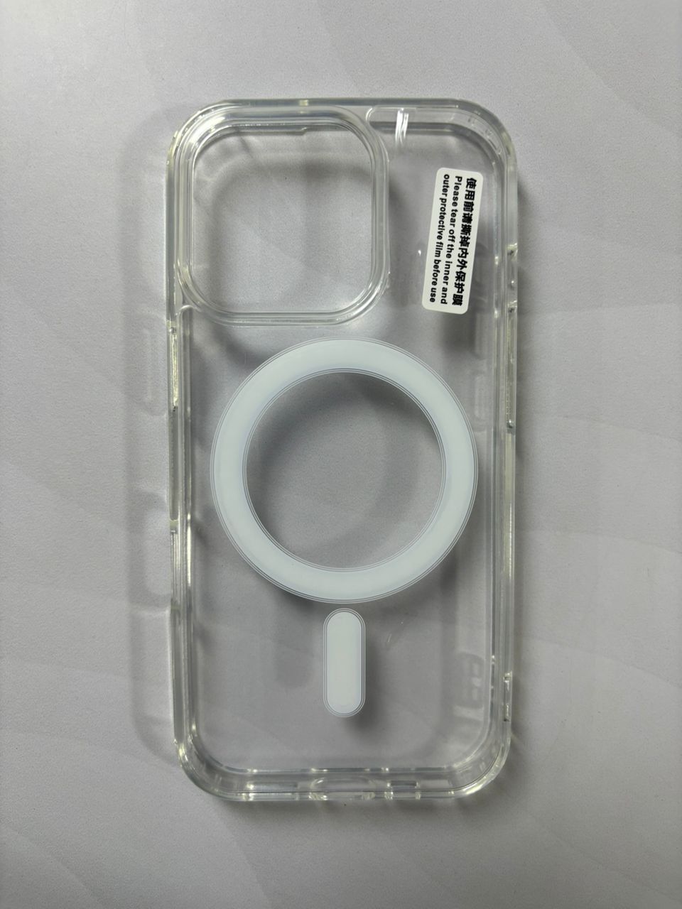 Case transparente con MagSafe iPhone 16 Pro - TuCase.sc